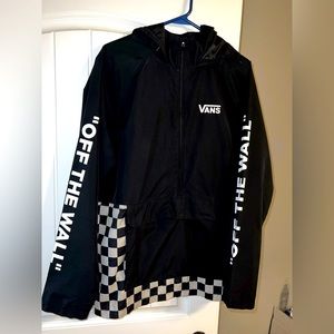 VANS Chackered Windbreaker ( Large )